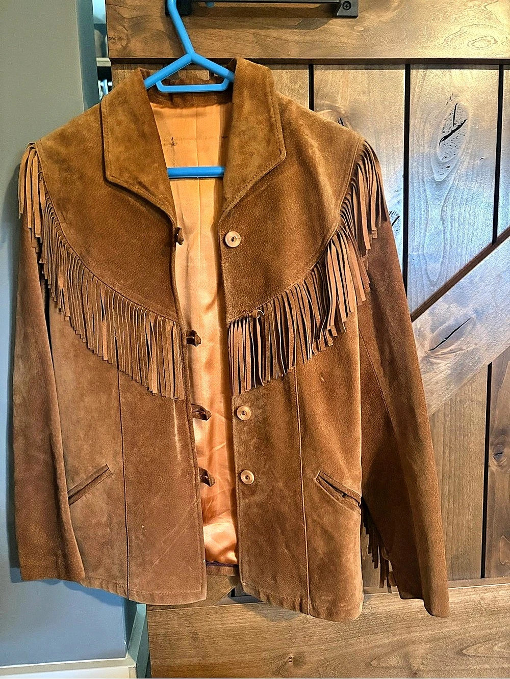 Vintage Fringe Genuine Leather Jacket